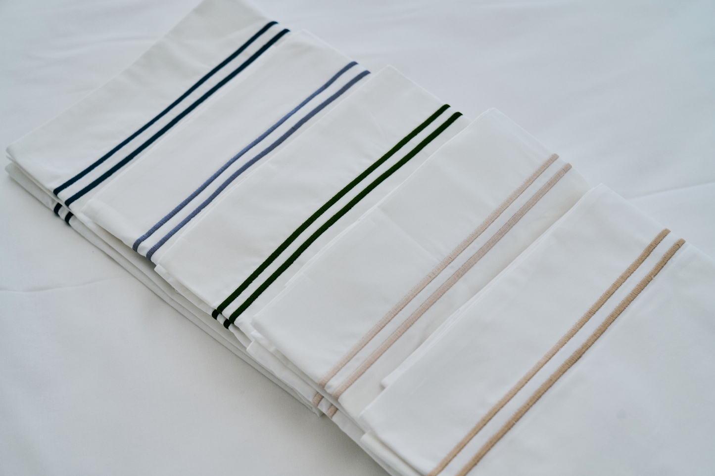 Embroidered Organic Cotton Pillowcases