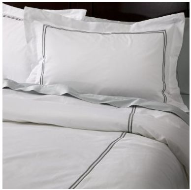 Embroidered Organic Cotton Pillowcases