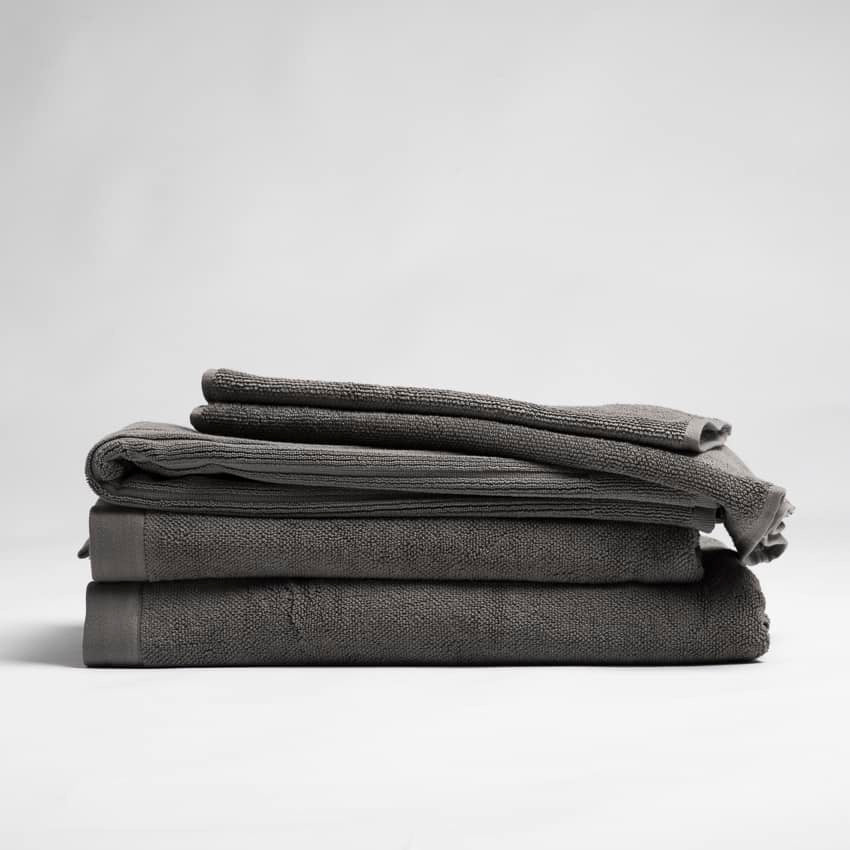 ecoLinen charcoal towel