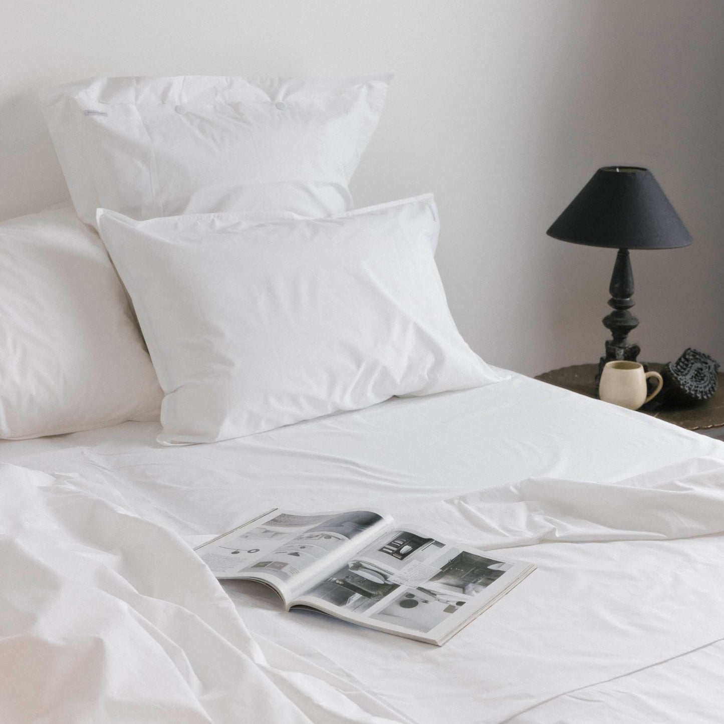 Organic Cotton Sheet Separates - White