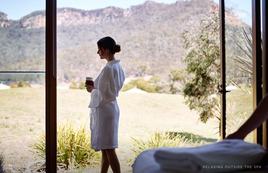 Organic Cotton Resort Bathrobe - White